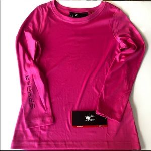 Spyder Raspberrry Base Layer Long Sleeve Scout Crew Top
